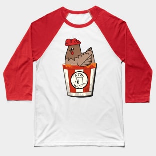 TD Cluckwork Orange - Chicken Baseball T-Shirt